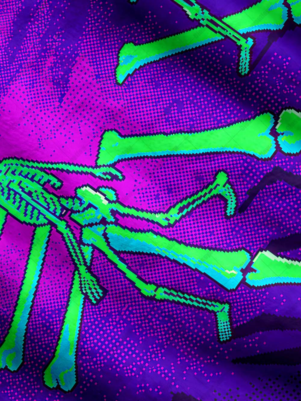SKELETON TOWN UGLY CARDIGAN SWEATERS