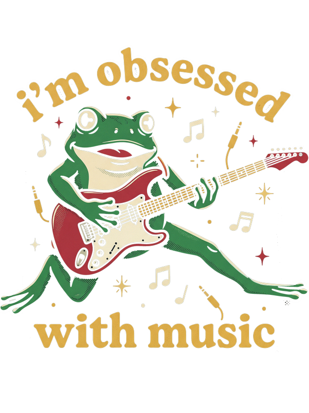 I’m obsessed with music Washed Tshirt