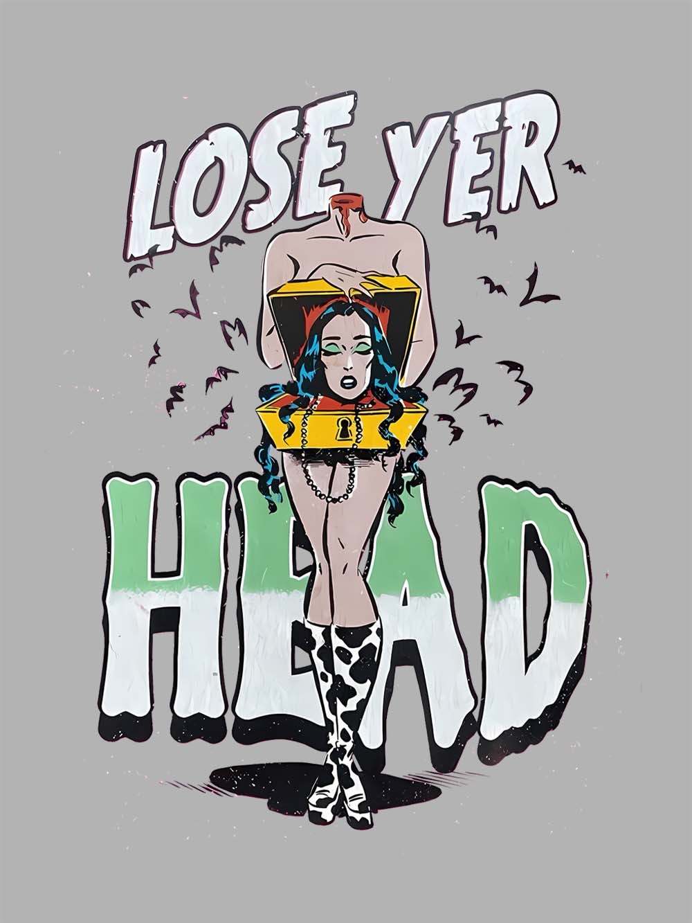 LOST YER HEAD WASHED TSHIRT