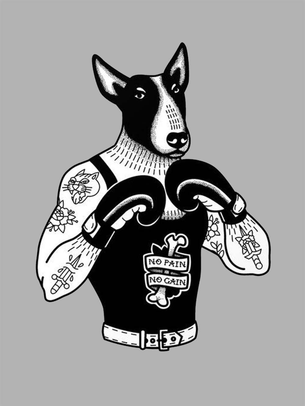 No Pain No Gain Washed Tshirt