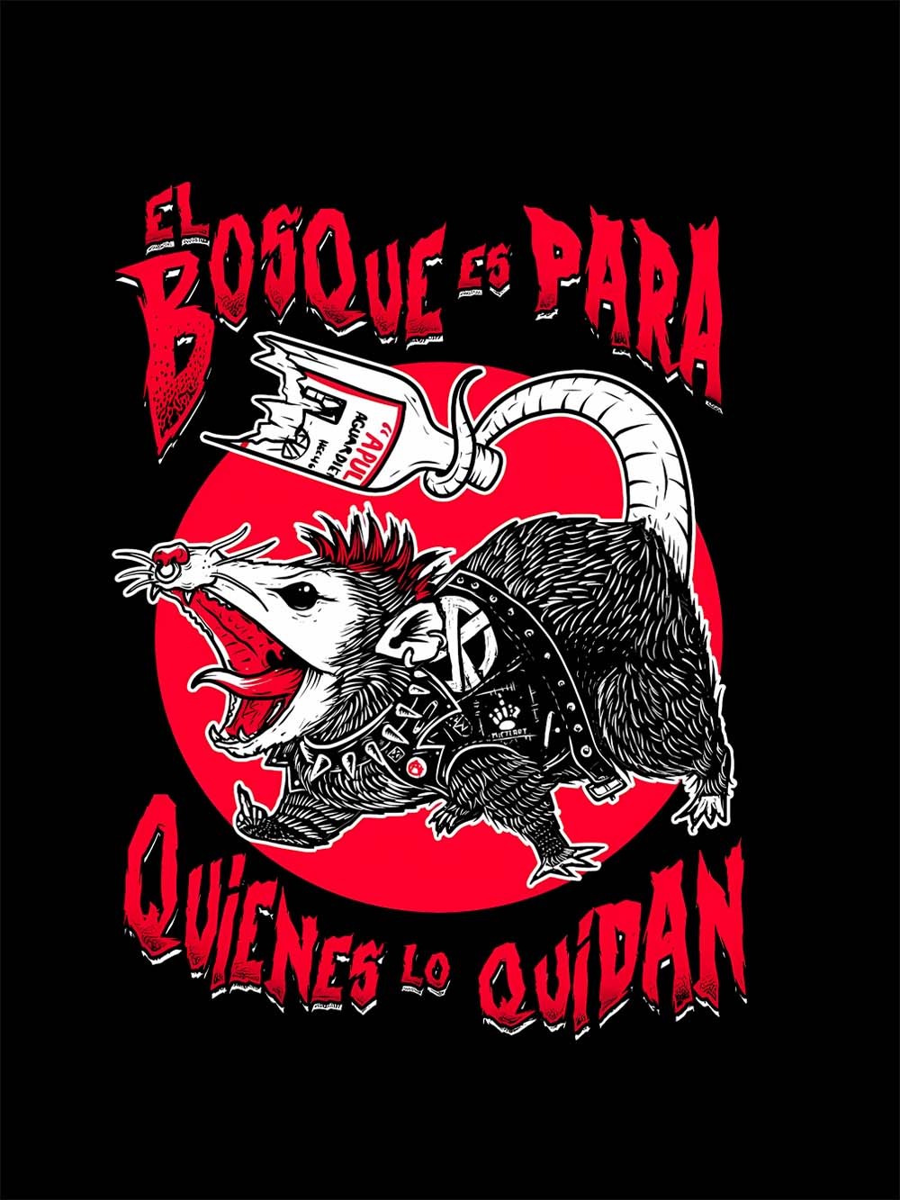 The Forest Is for Those Who Care Washed Tshirt