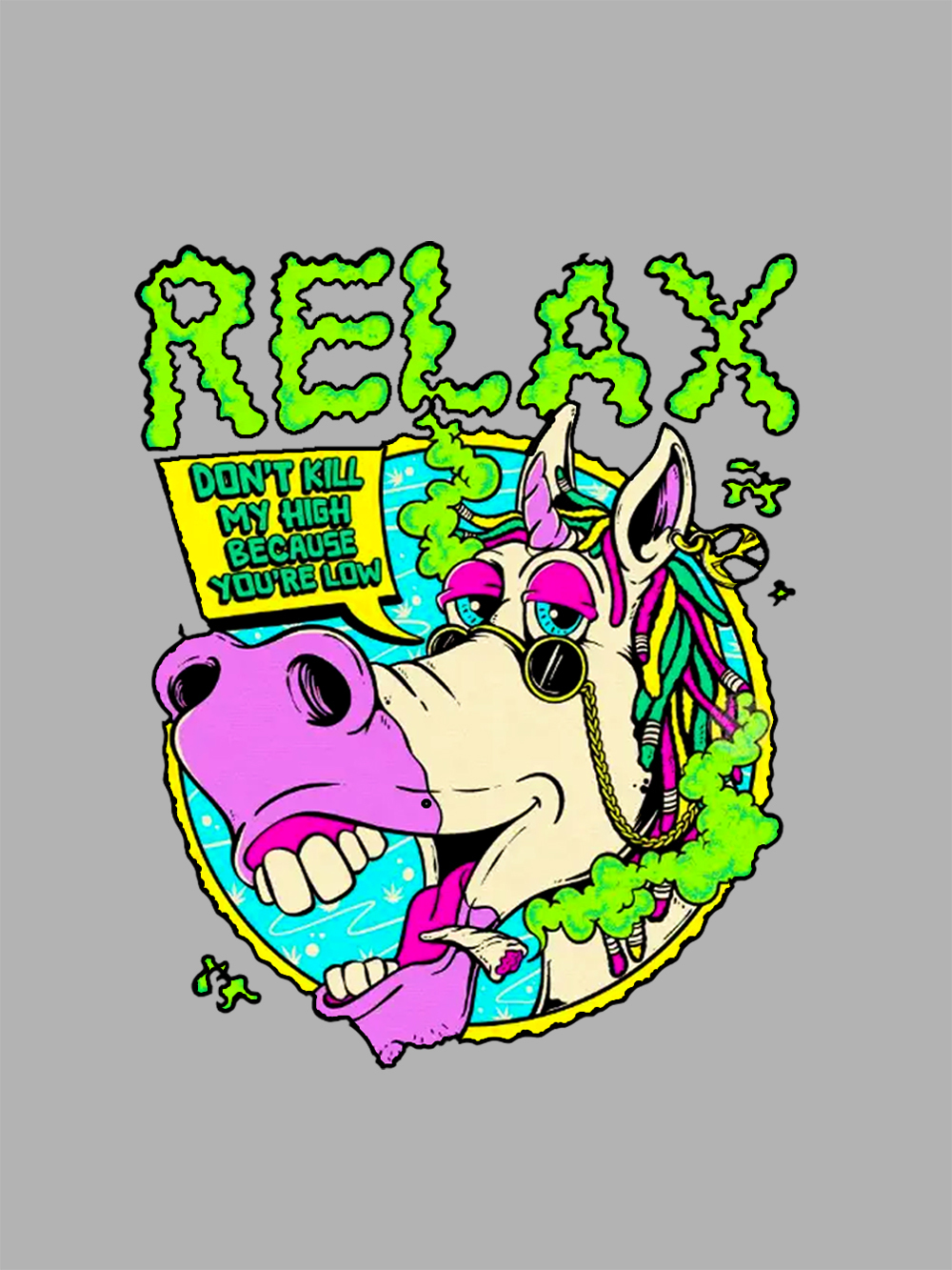 Relax and Stay High Washed Tshirt