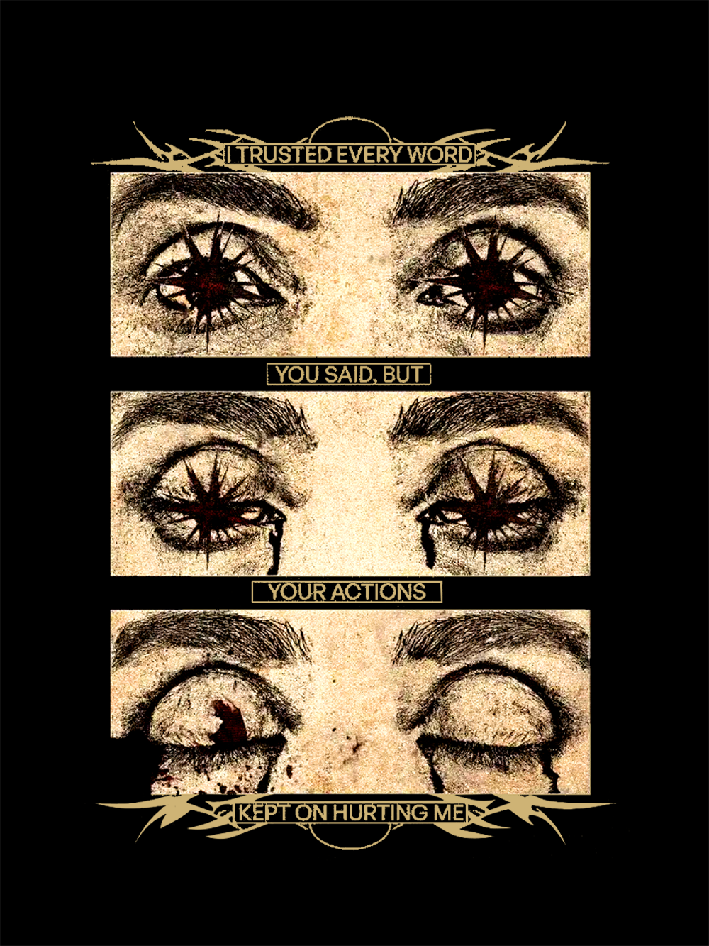 Broken Trust Chronicles Washed Tshirt