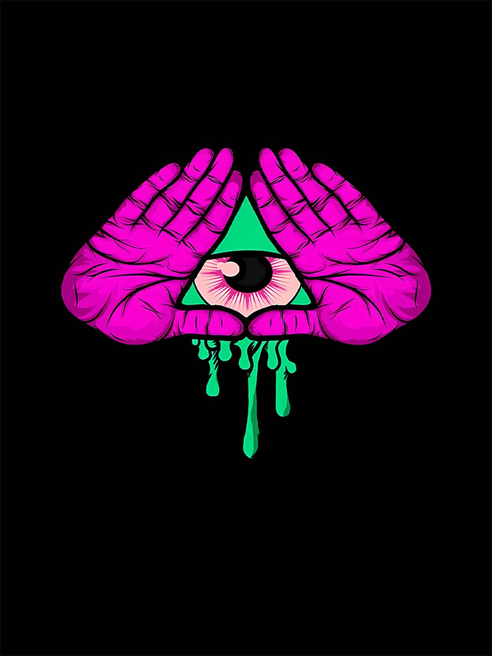 VISION OF THE ALL-SEEING WASHED TSHIRT
