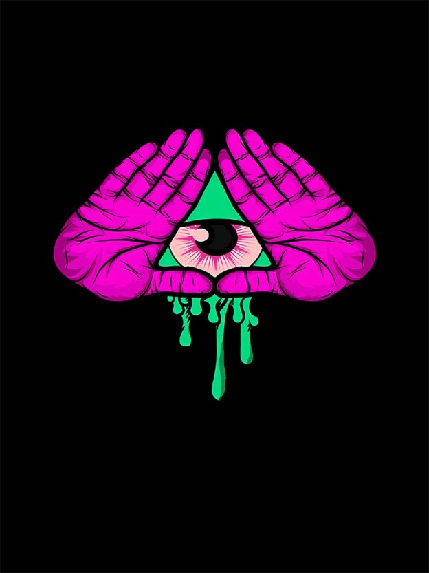 VISION OF THE ALL-SEEING WASHED TSHIRT