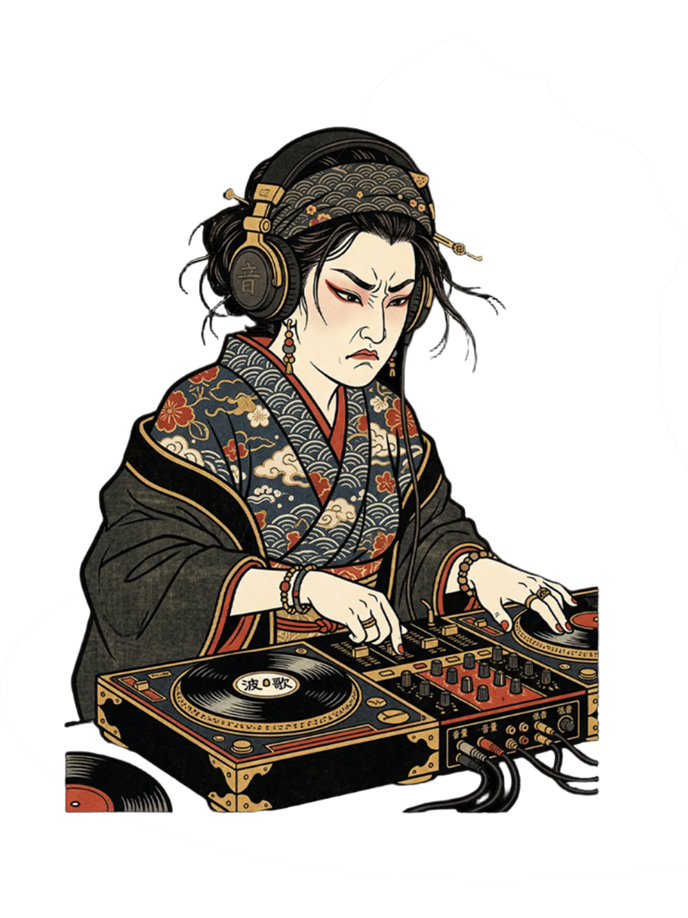 Geisha DJ Rhythm Washed Tank Top