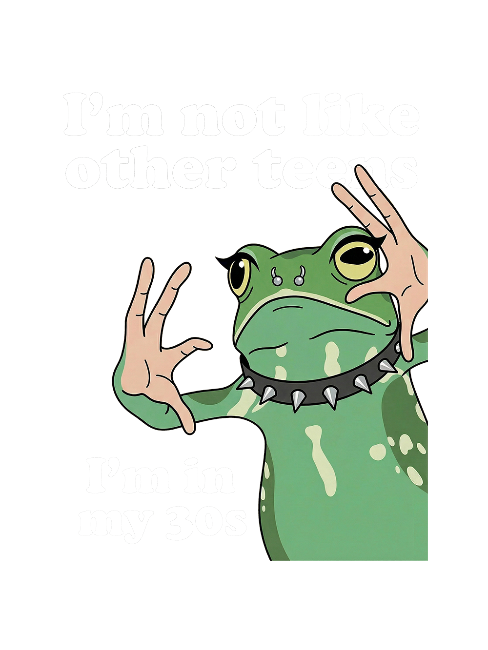 I’M NOT LIKE OTHER TEENS I’M IN MY 30S WASHED TANK TOP