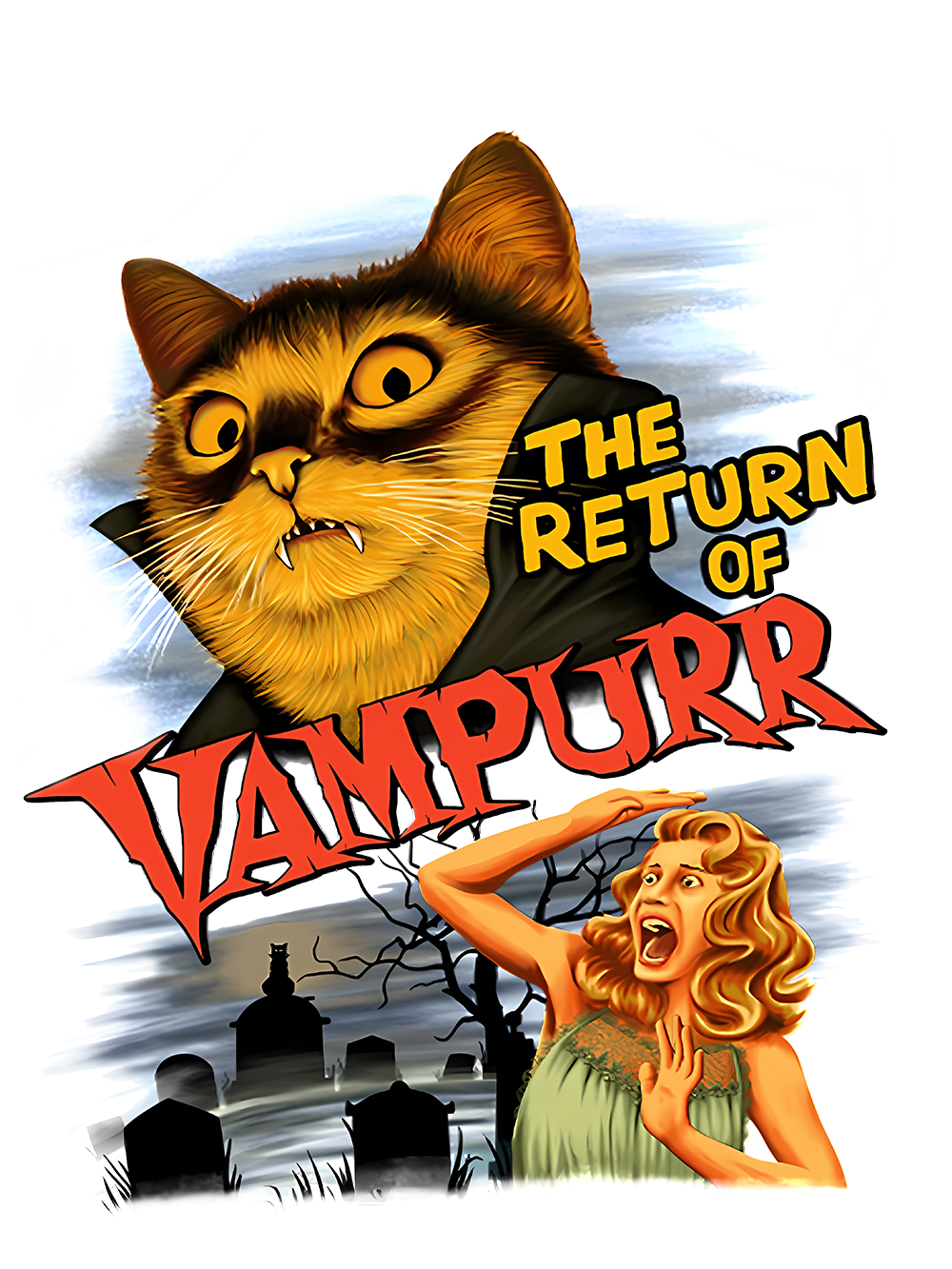 THE RETURN OF VAMPURR WASHED TANK TOP