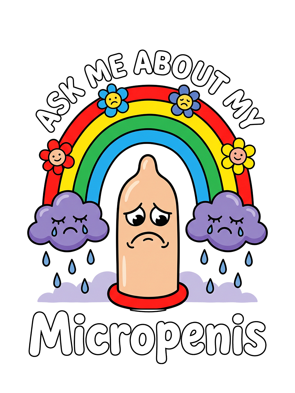 ASK ME ABOUT MY MICROPENIS WASHED TANK TOP