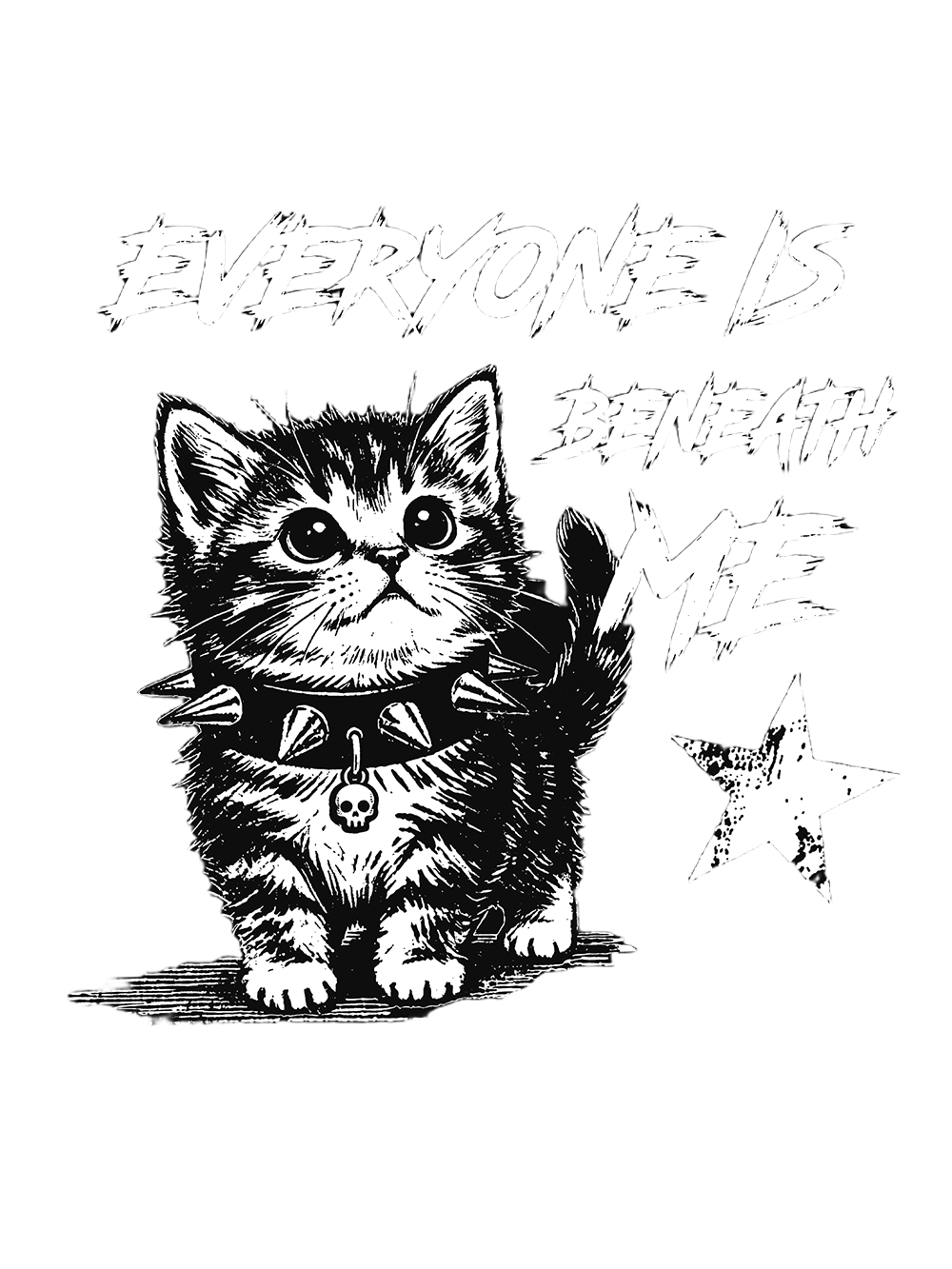 EVERYONE IS BENEATH ME WASHED TANK TOP