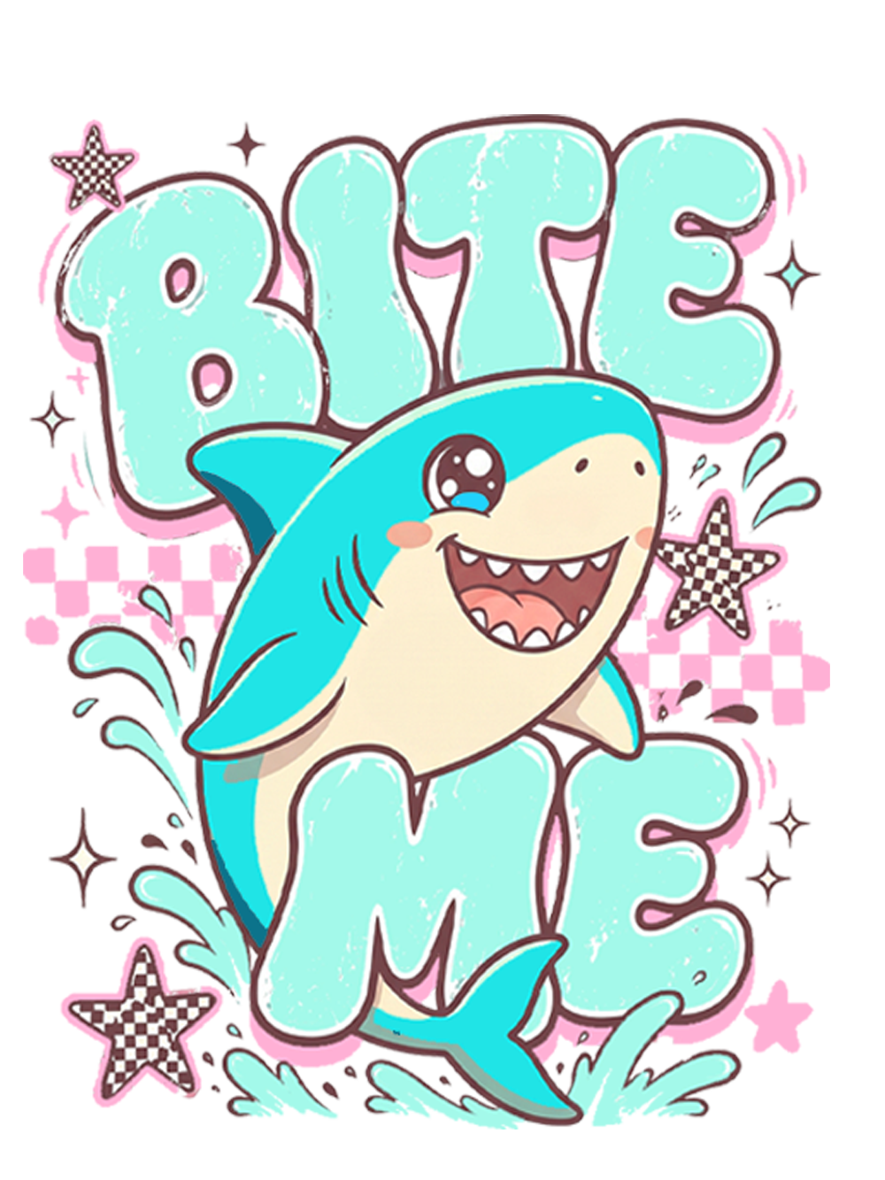 BITE ME WASHED TANK TOP