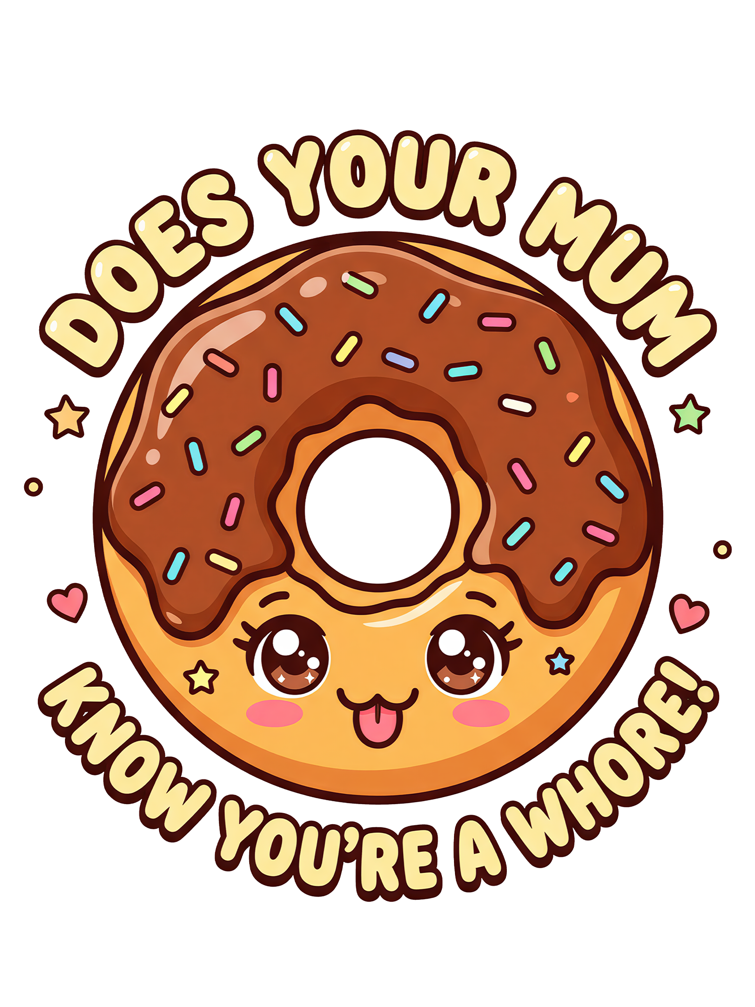 SASSY DONUT WASHED TSHIRT