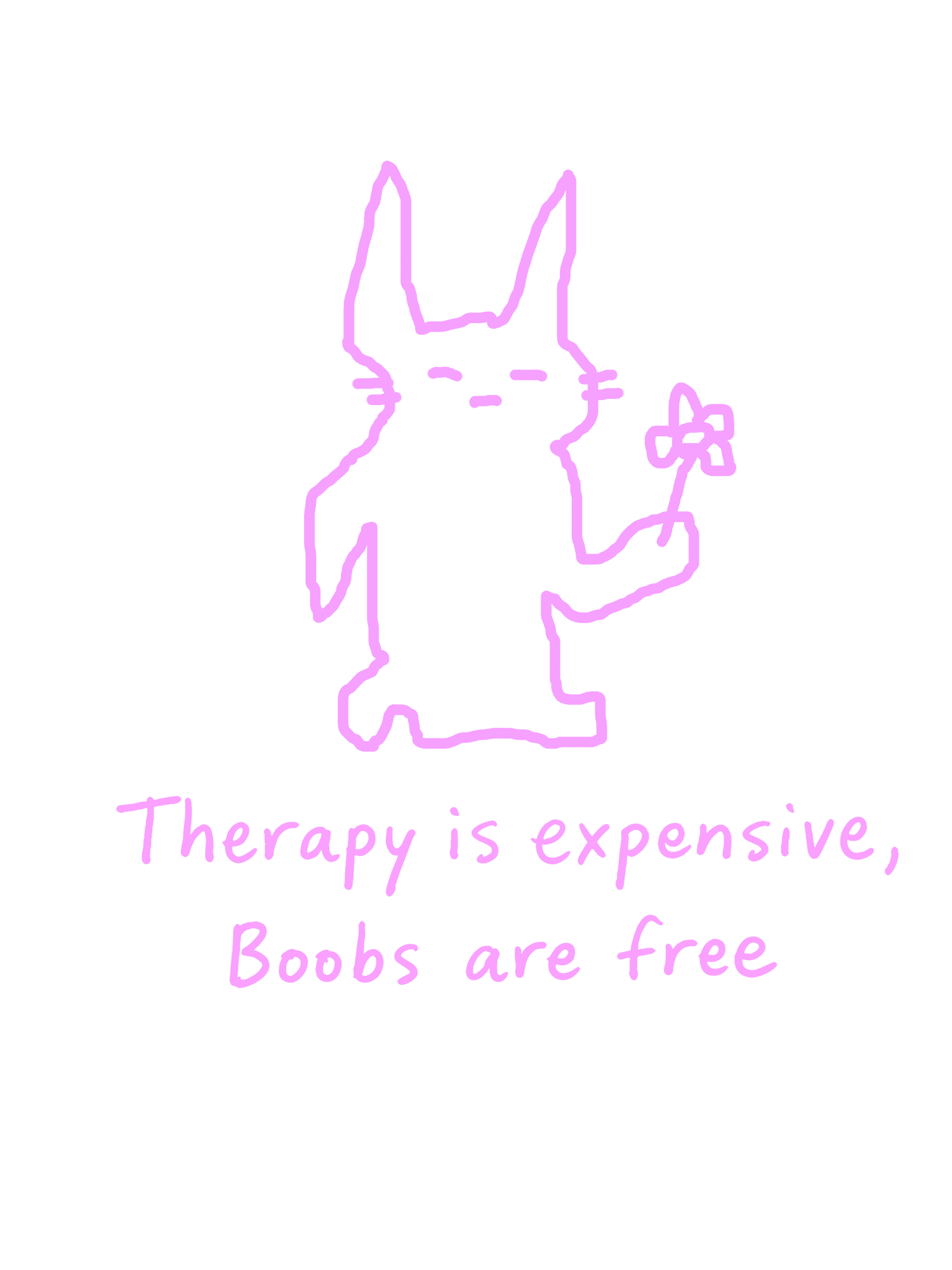THERAPY IS EXPENSIVE,BOOBS ARE FREE WASHED TSHIRT
