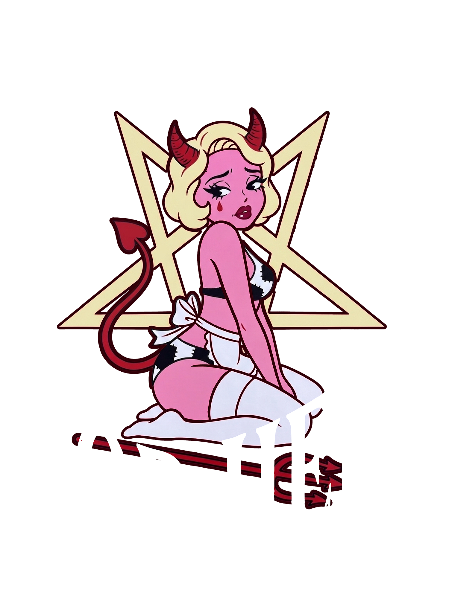 TOO SWEET FOR HELL AAA WASHED TSHIRT