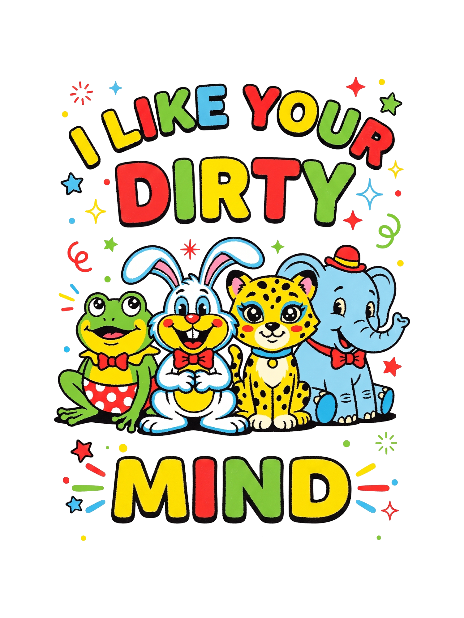 CUTE DIRTY MIND AAA WASHED TSHIRT