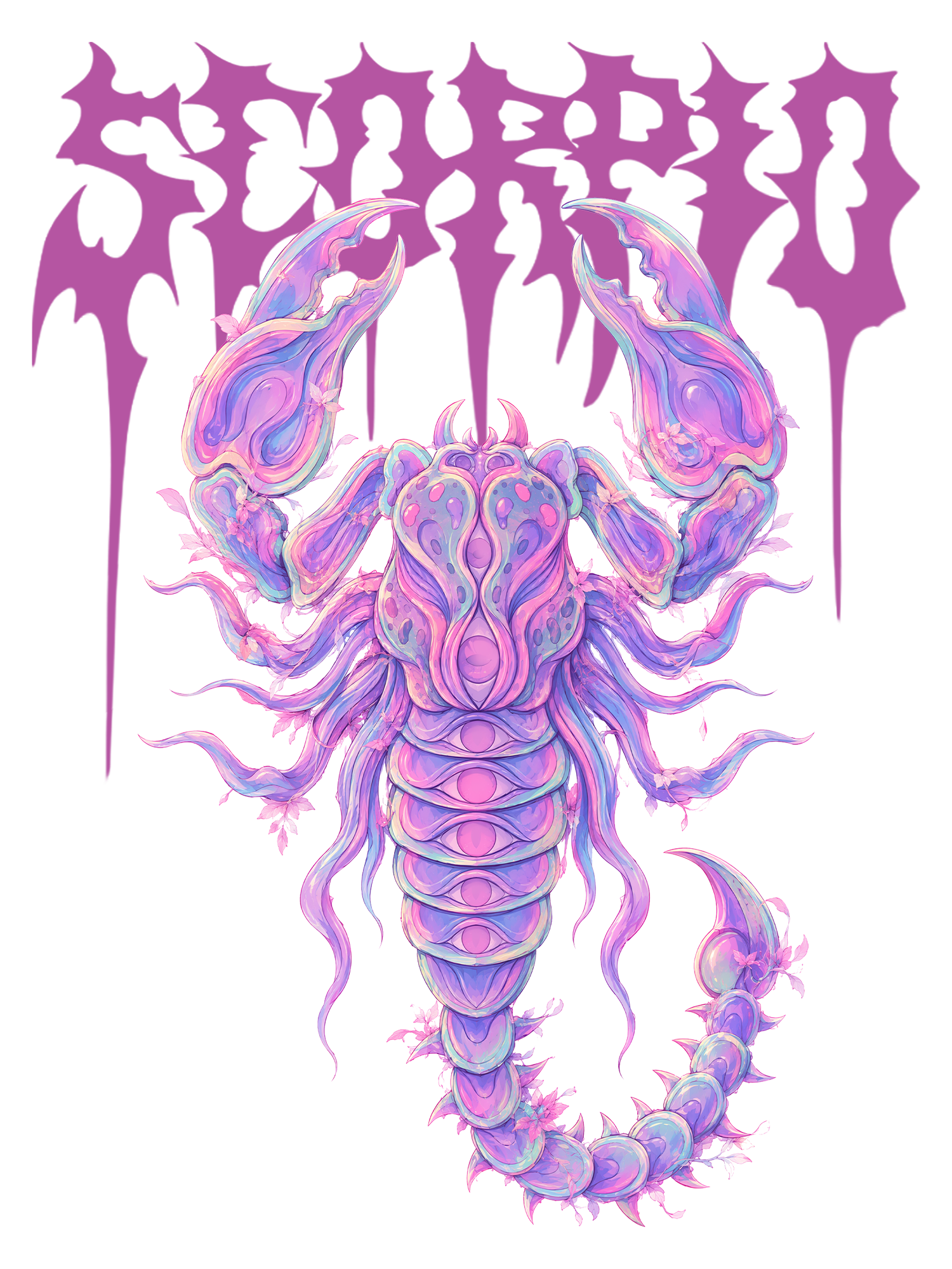 SCORPIO ZODIAC AAA WASHED TSHIRT