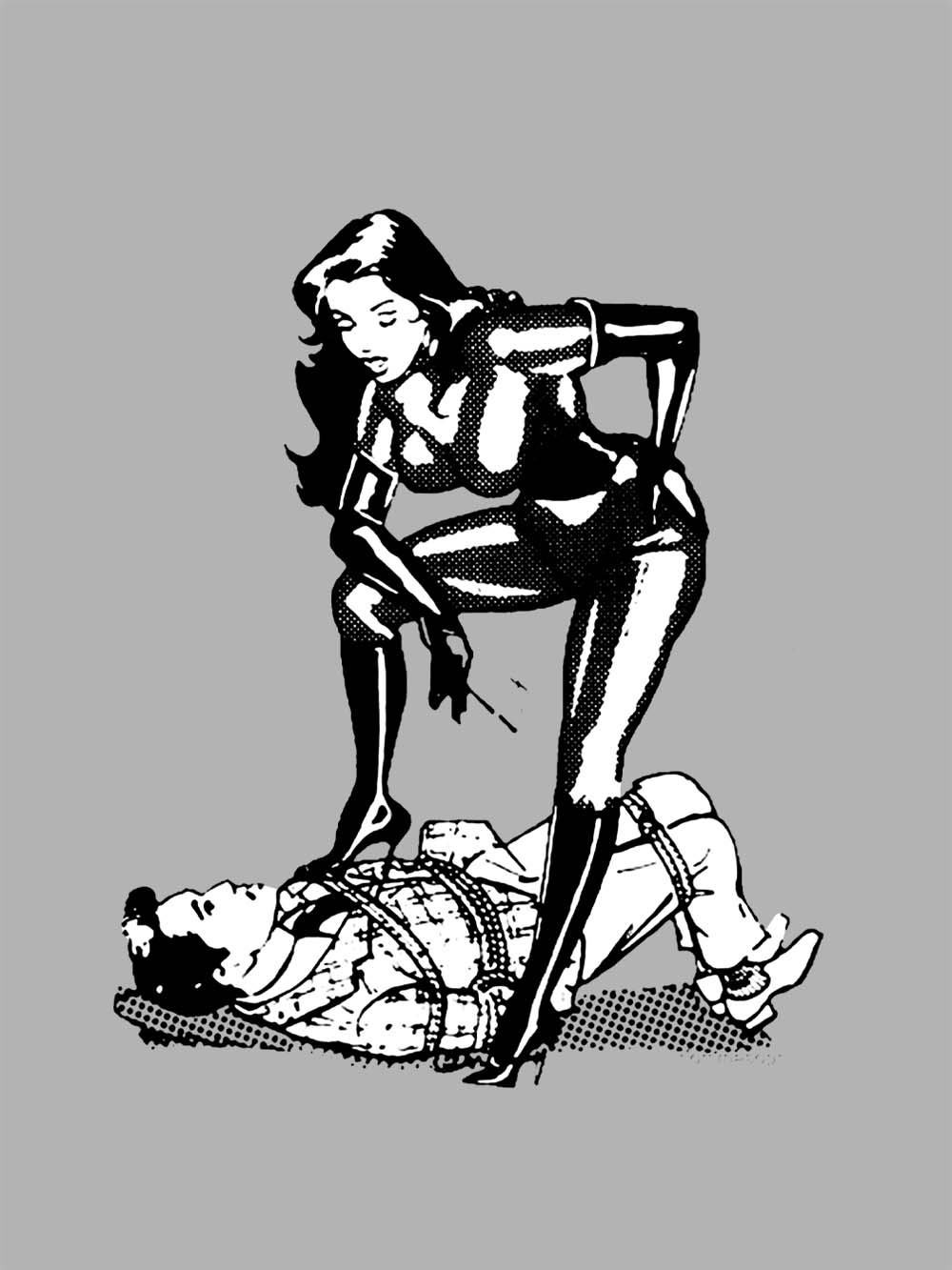 Dominance in Contrast Washed Tshirt