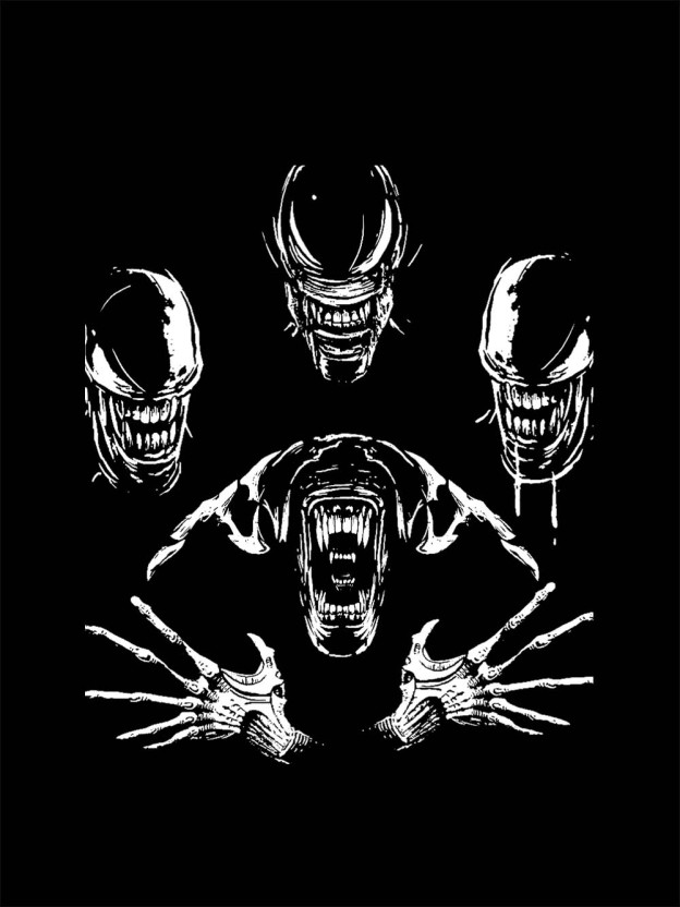 Monster Skeleton Roaring Washed Tshirt