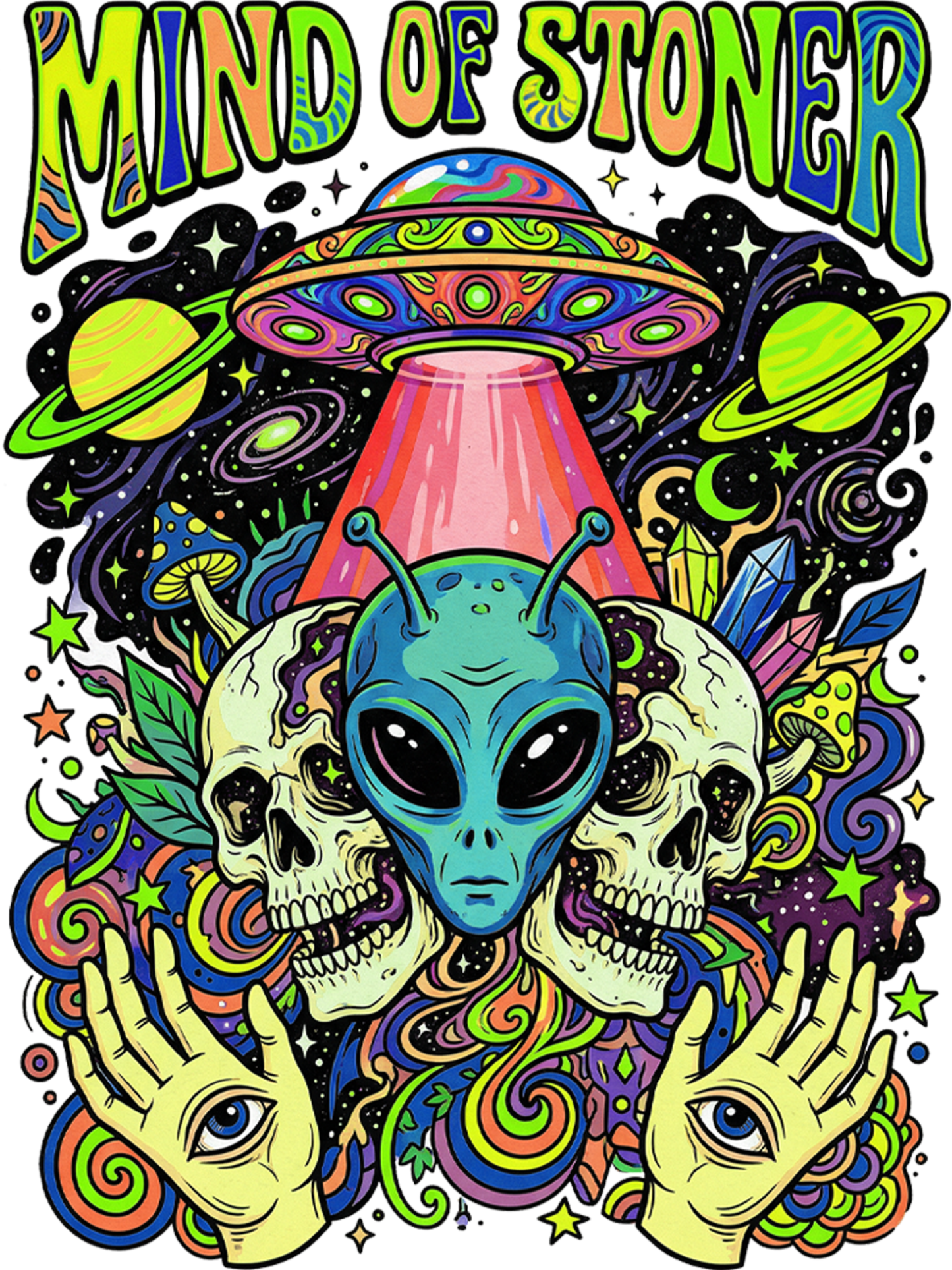 Mind of stoner Washed Tshirt