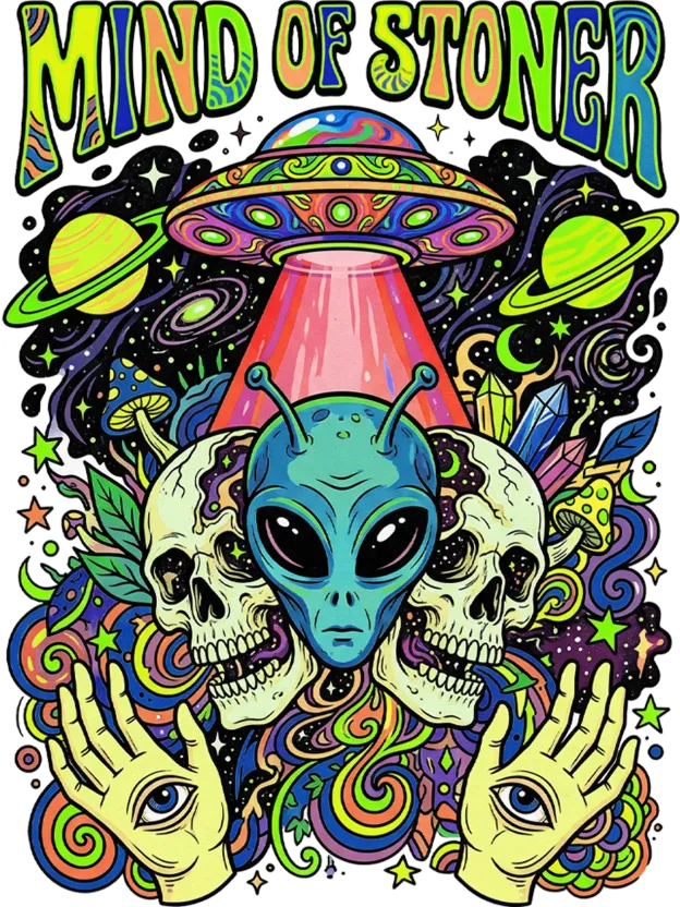 MIND OF STONER Washed Tank Top