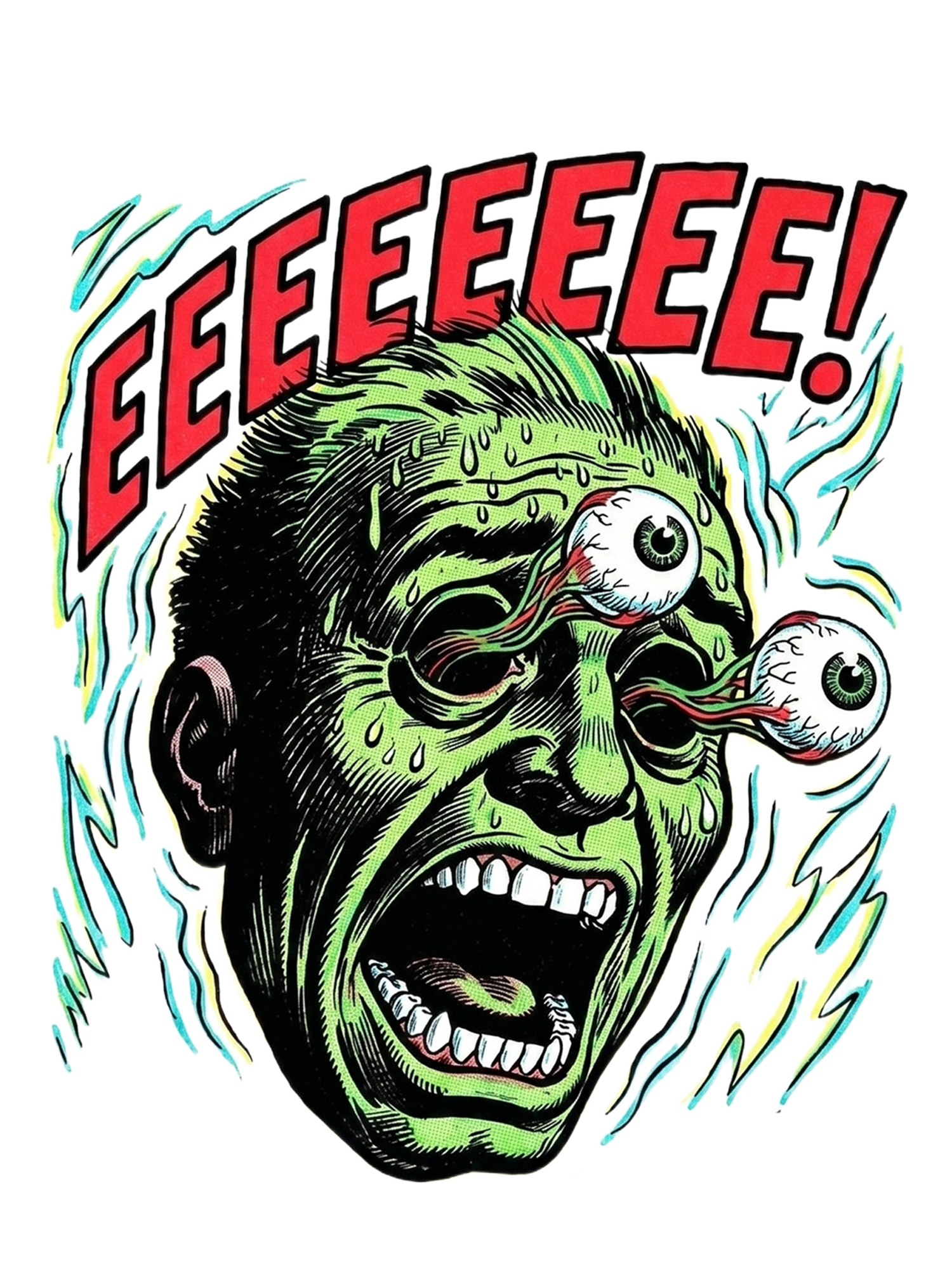 Screaming Vision Washed Tshirt