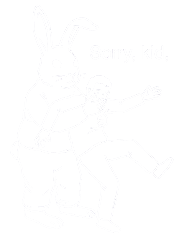 Sorry, kid Washed Tshirt