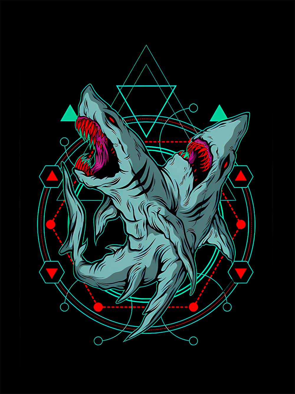 Dual Fury Washed Tshirt