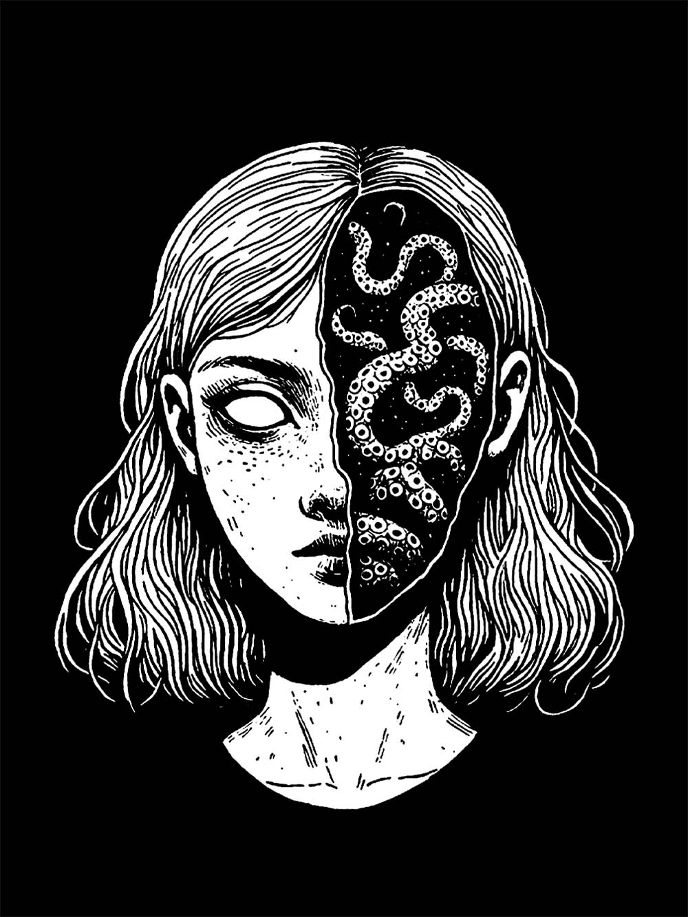 The Duality Within Washed Tshirt