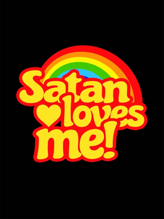 SATAN LOVES ME! WASHED TSHIRT