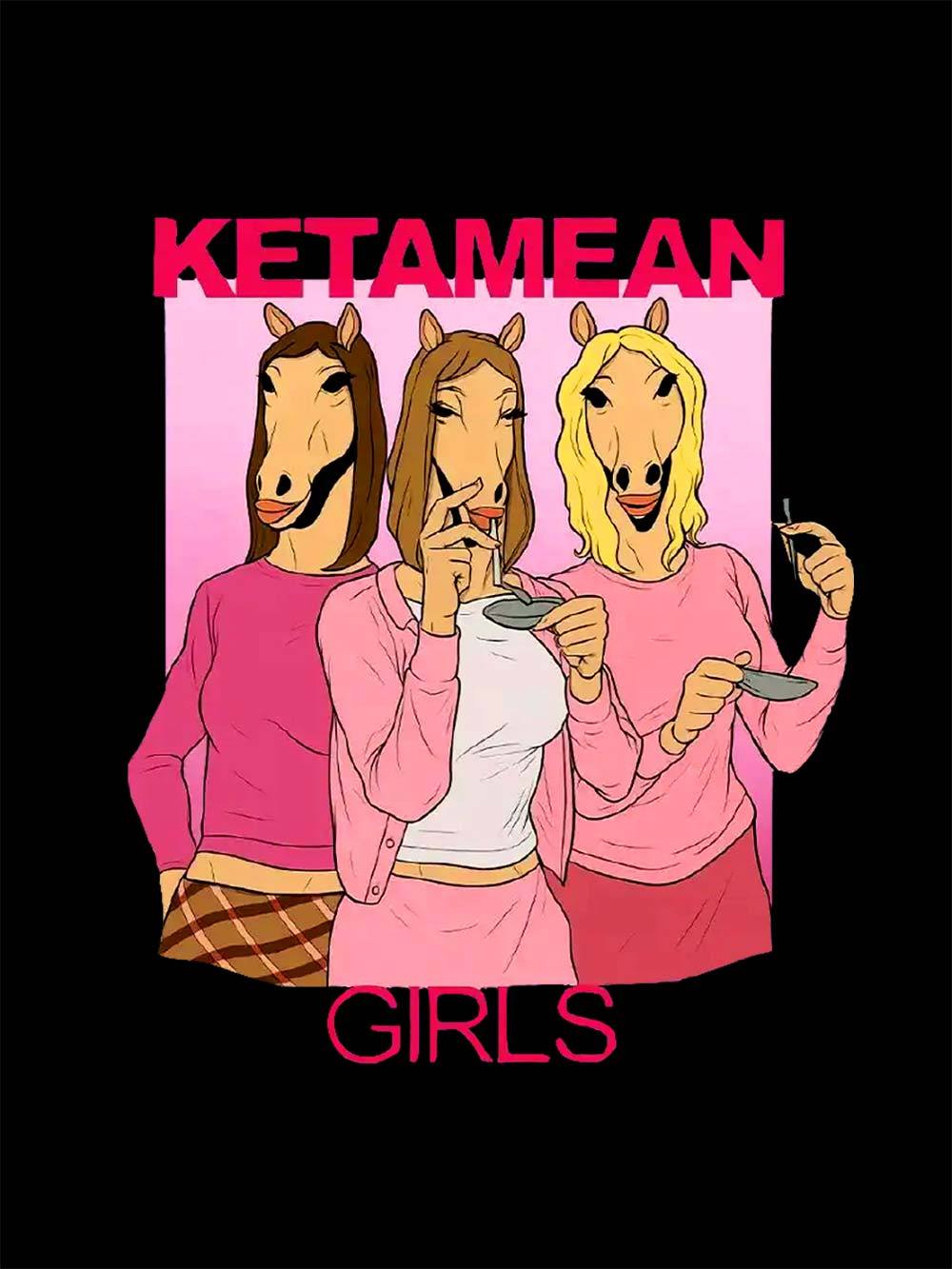 Ketamean Girls Washed Tshirt