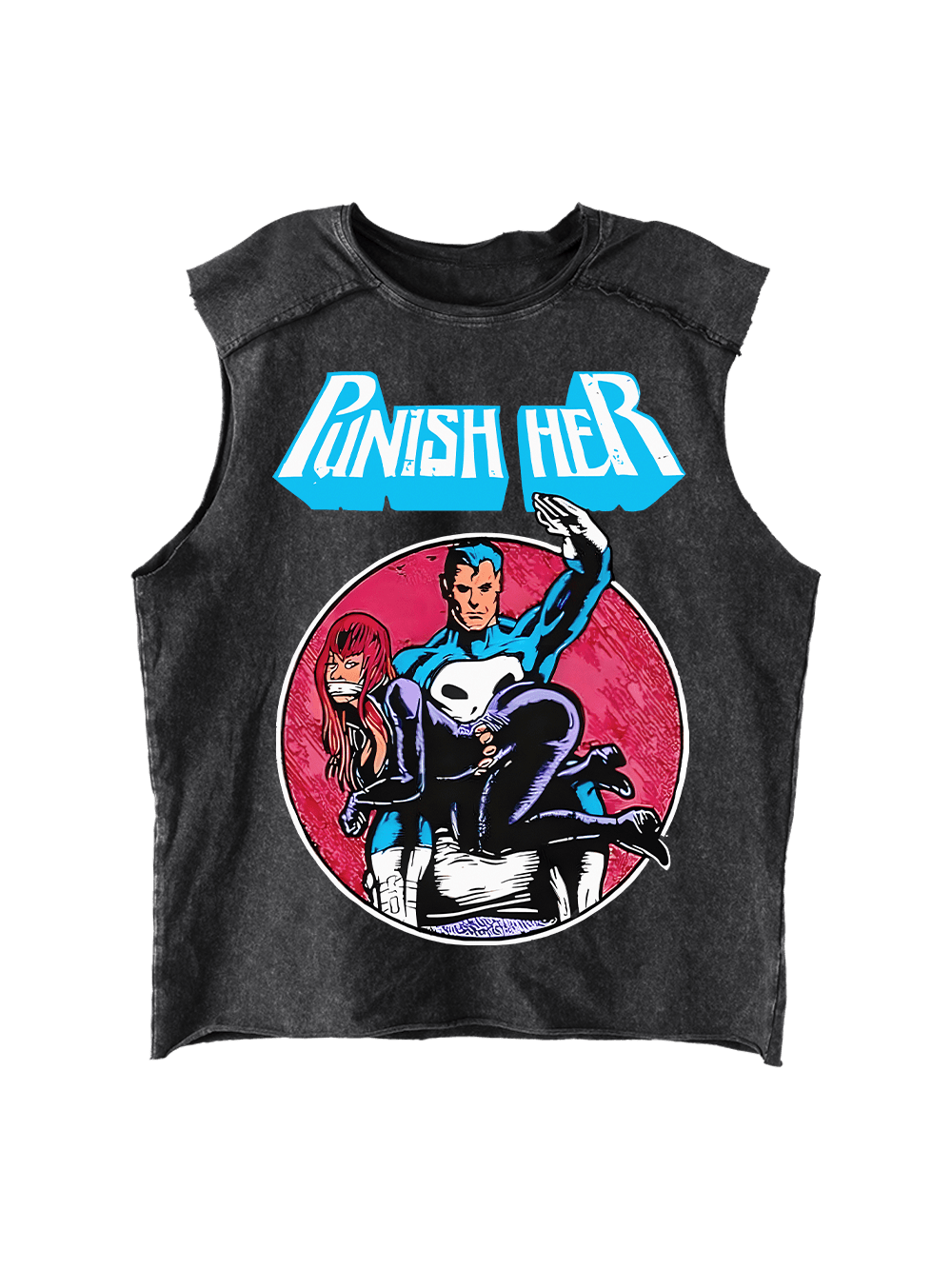 Punish Her Distressed Tank Top