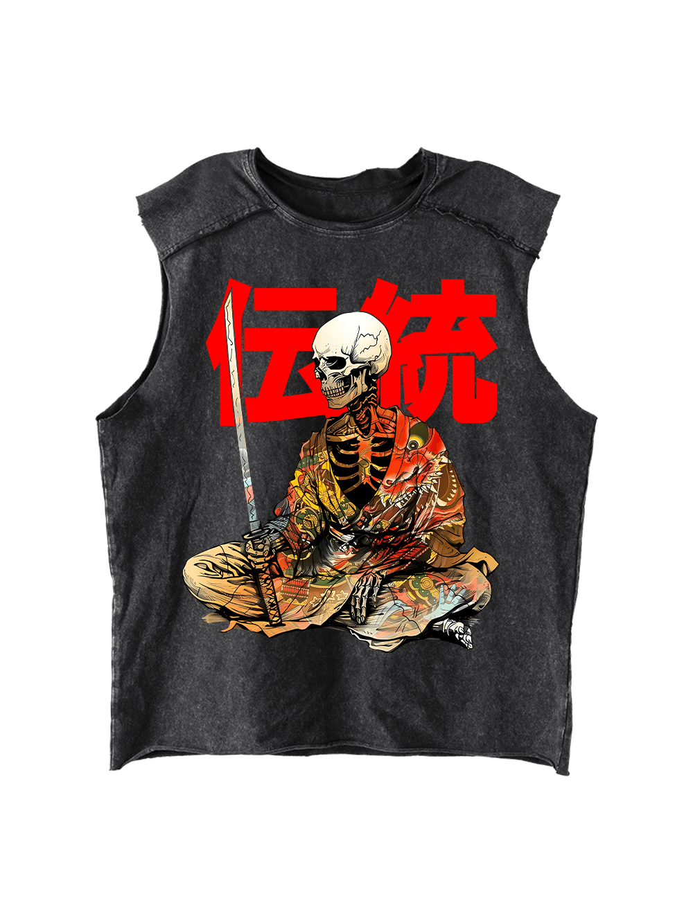 Eternal Warrior Distressed Tank Top-ClassyOutlaw Sale