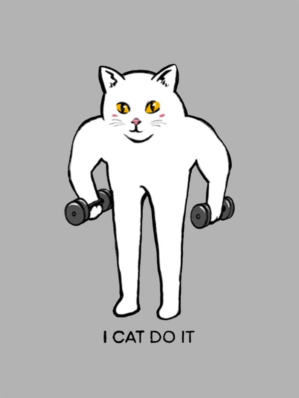 I Cat Do It Washed Tshirt