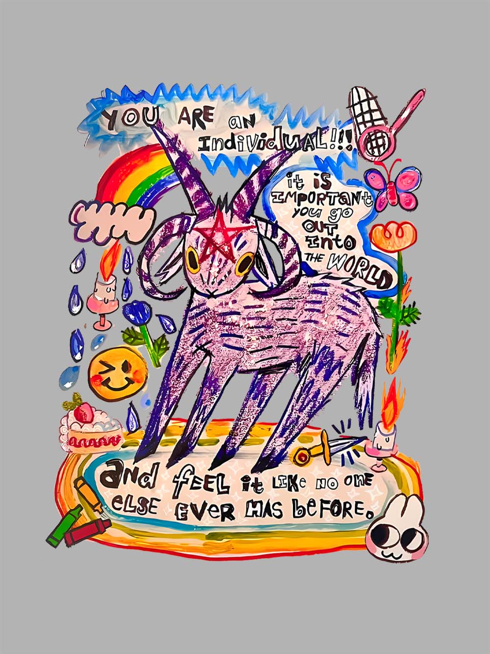 EMBRACE YOUR INDIVIDUALITY WASHED TSHIRT
