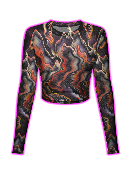 Molten Wave Patterns  Mesh Top