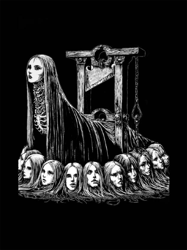 Guillotine Goddess Washed Tshirt