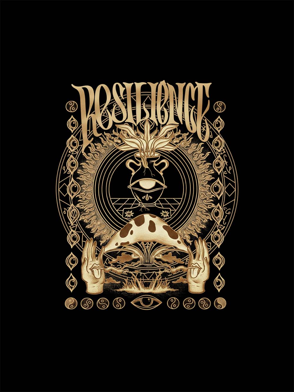 Eye Of Resilience Washed Tshirt