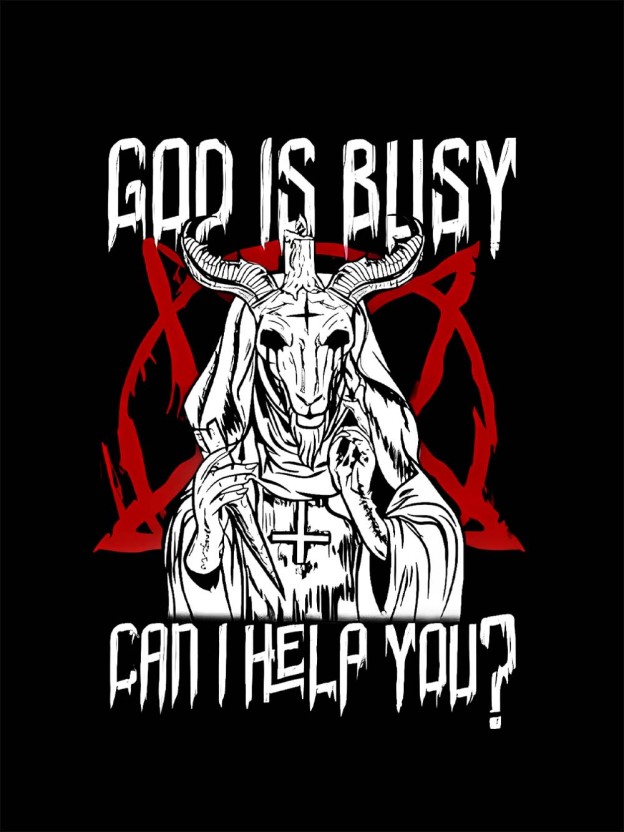 God Is Busy, Can I Help You? Washed Tshirt