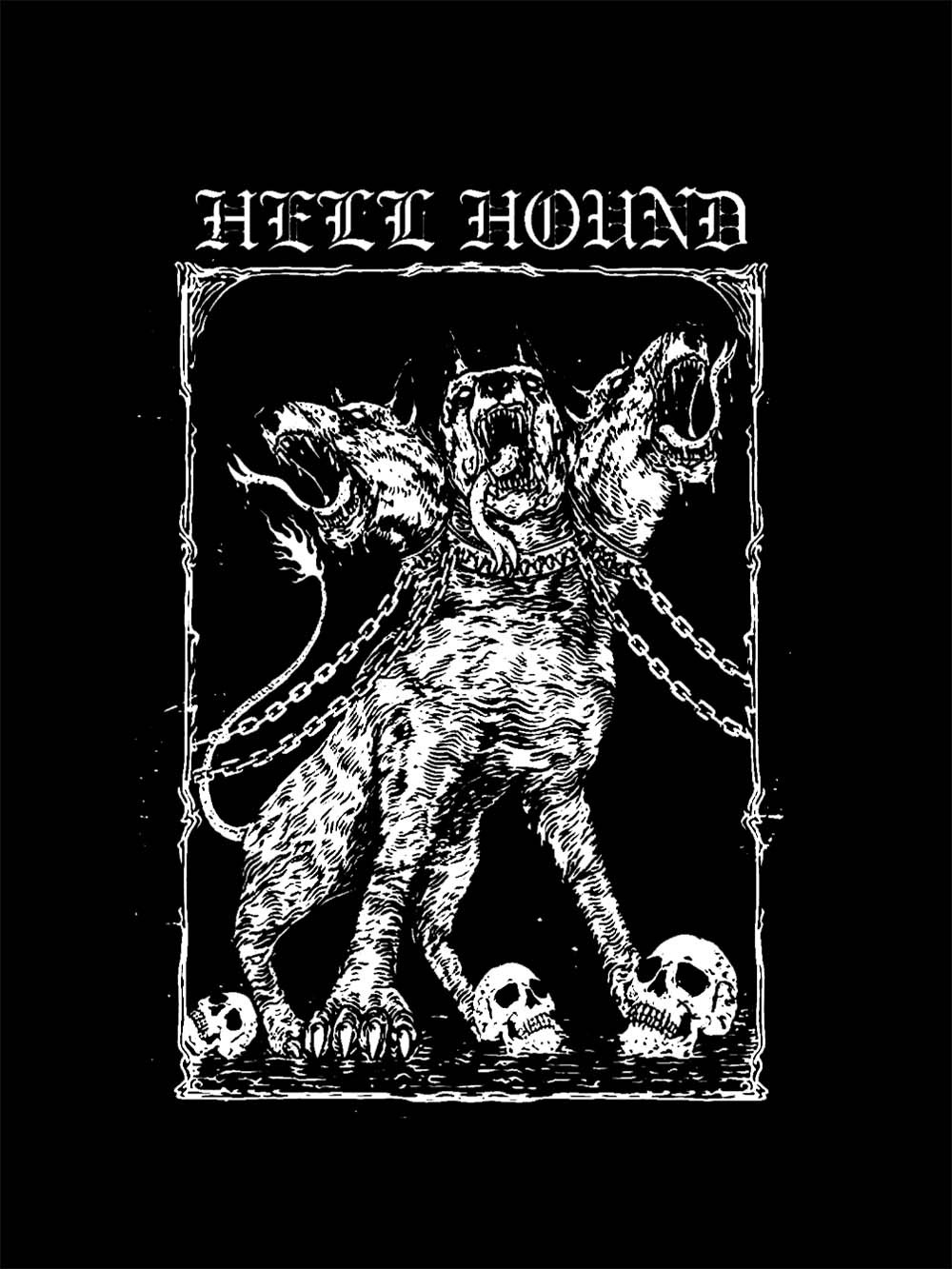 The Cerberus Unleashed Washed Tshirt