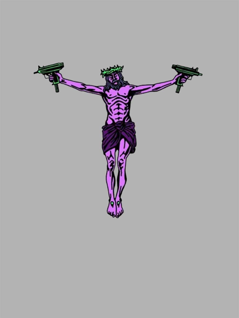 Tommy Gun Jesus Washed Tshirt