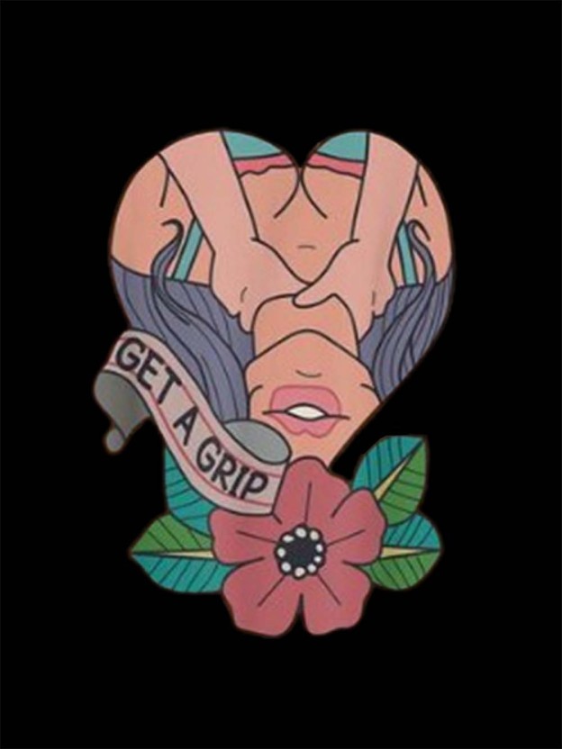 Get A Grip Washed Tshirt