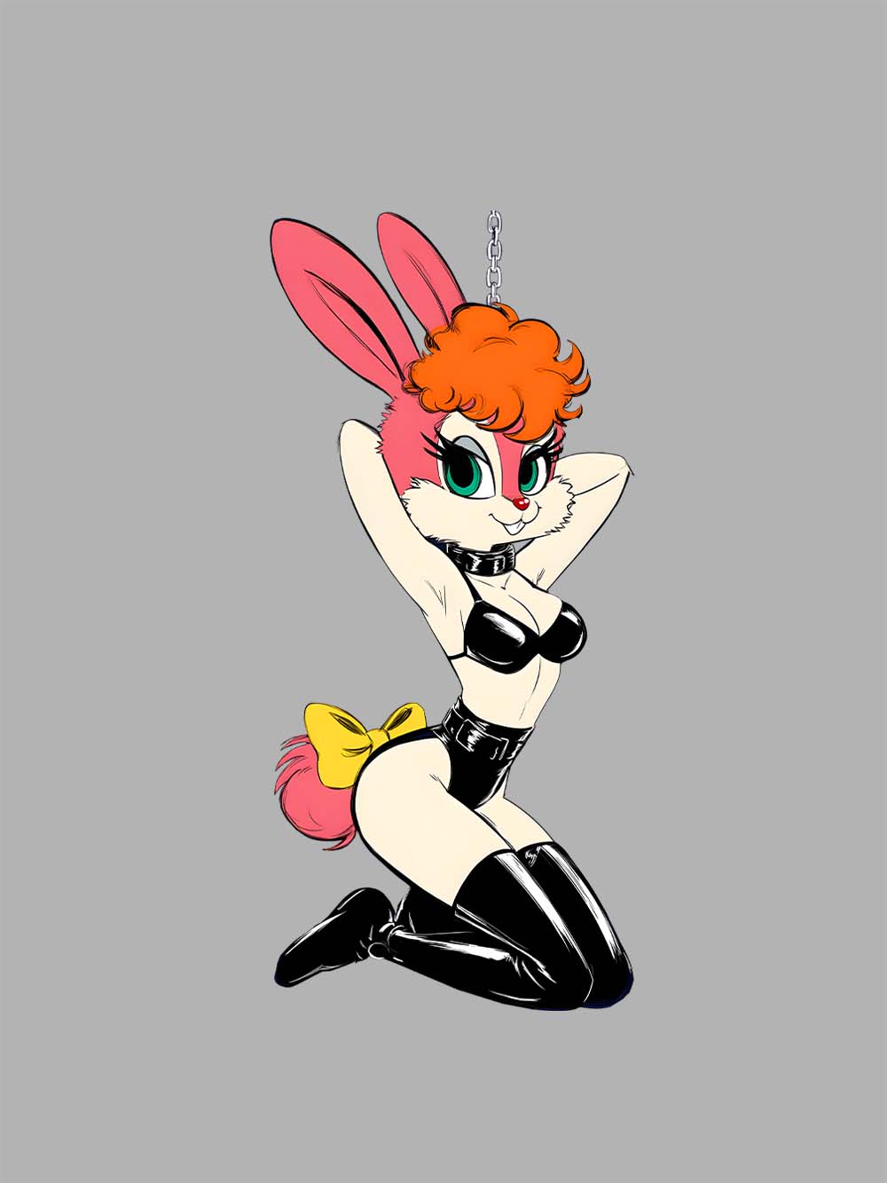 Sexy Bunny Girl Washed Tshirt