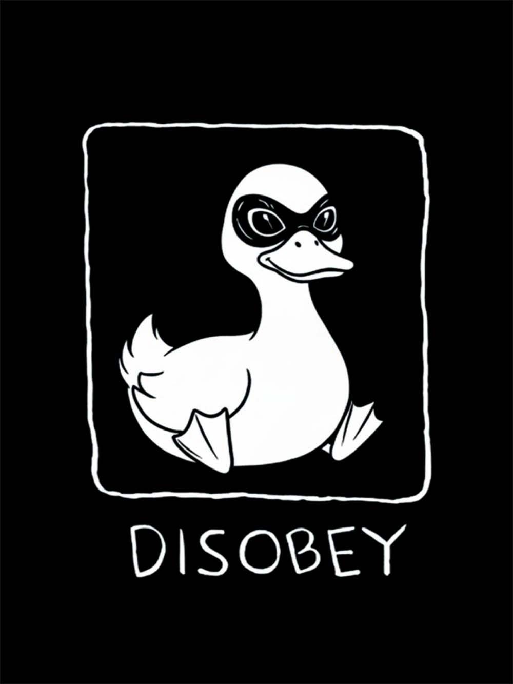 Disobey Duck Washed Tshirt