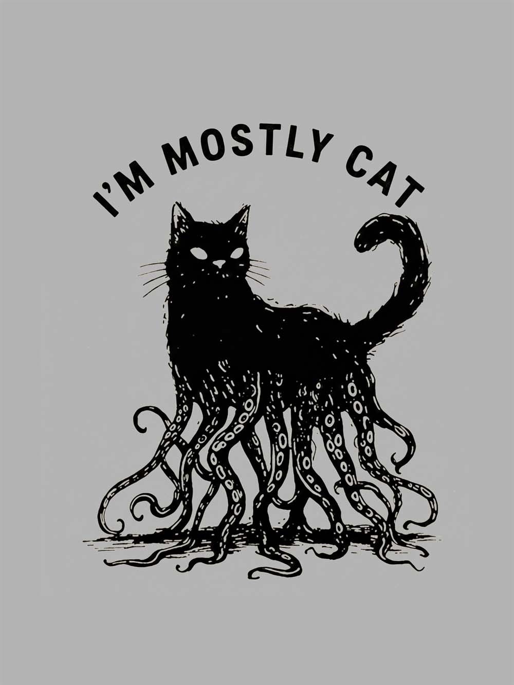 I Am Mostly Cat Washed Tshirt