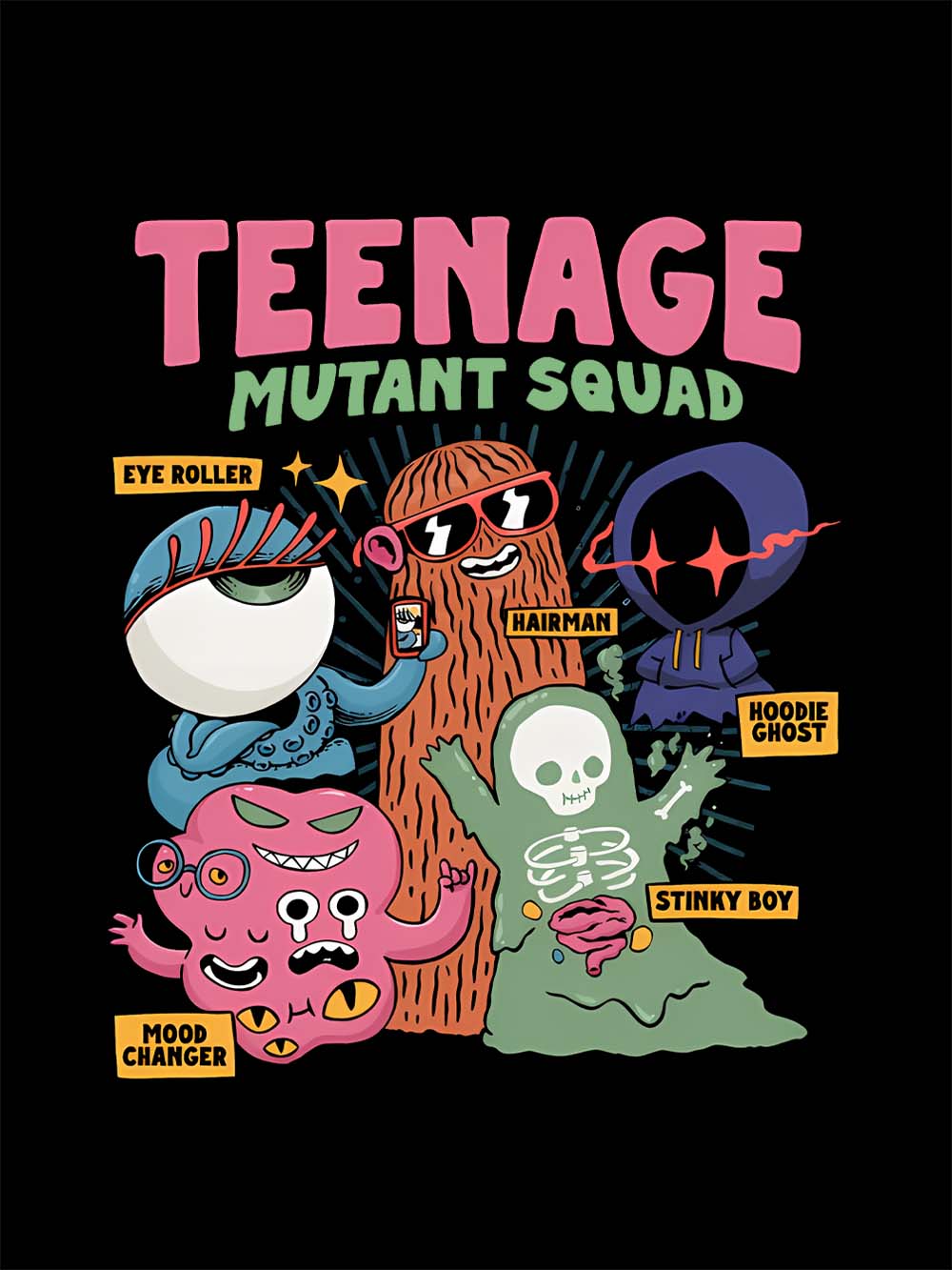 Teenage Mutant Squad Washed Tshirt