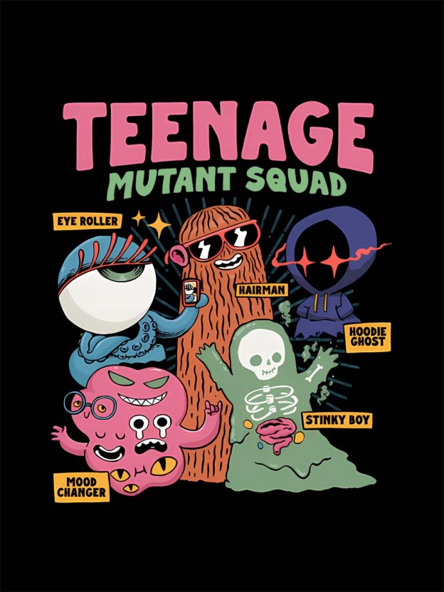 Teenage Mutant Squad Washed Tshirt