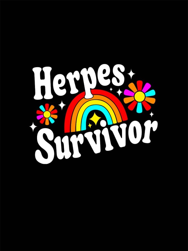 Herpes Survivor Washed Tshirt