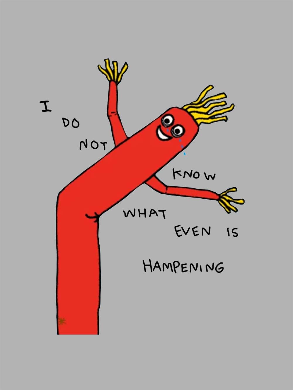 I Do Not Know What Even Is Hampening Washed Tshirt