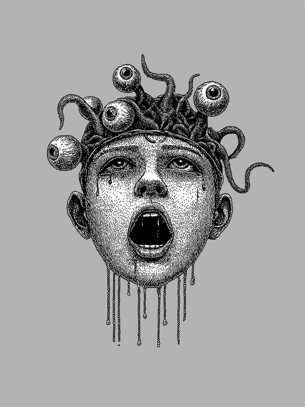 Eyes of Despair Washed Tshirt