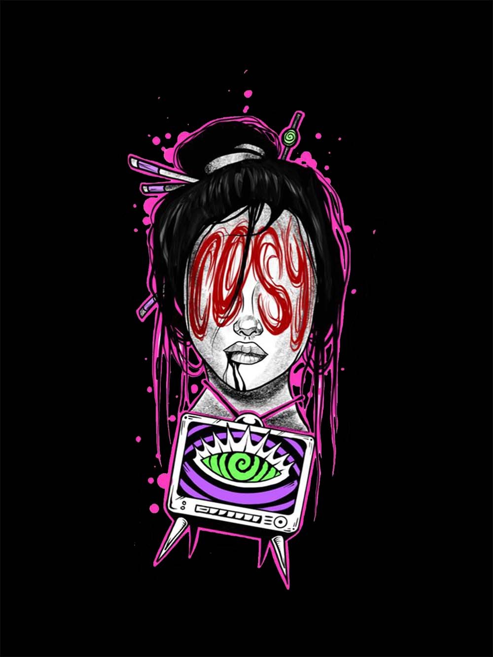 Mind on Display Washed Tshirt